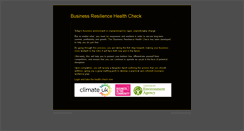 Desktop Screenshot of businessresiliencehealthcheck.co.uk