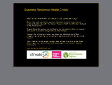 Tablet Screenshot of businessresiliencehealthcheck.co.uk
